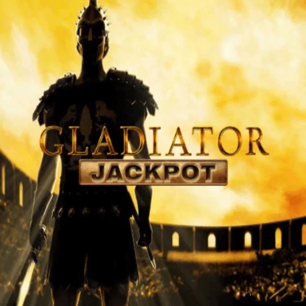 Gladiator Jackpot slot logo by Playtech at Rollflame Casino