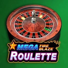 Mega Fire Blaze Roulette online game logo by Playtech on rollflame.at