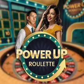 PowerUP Roulette online game logo by Pragmatic Play on rollflame.at